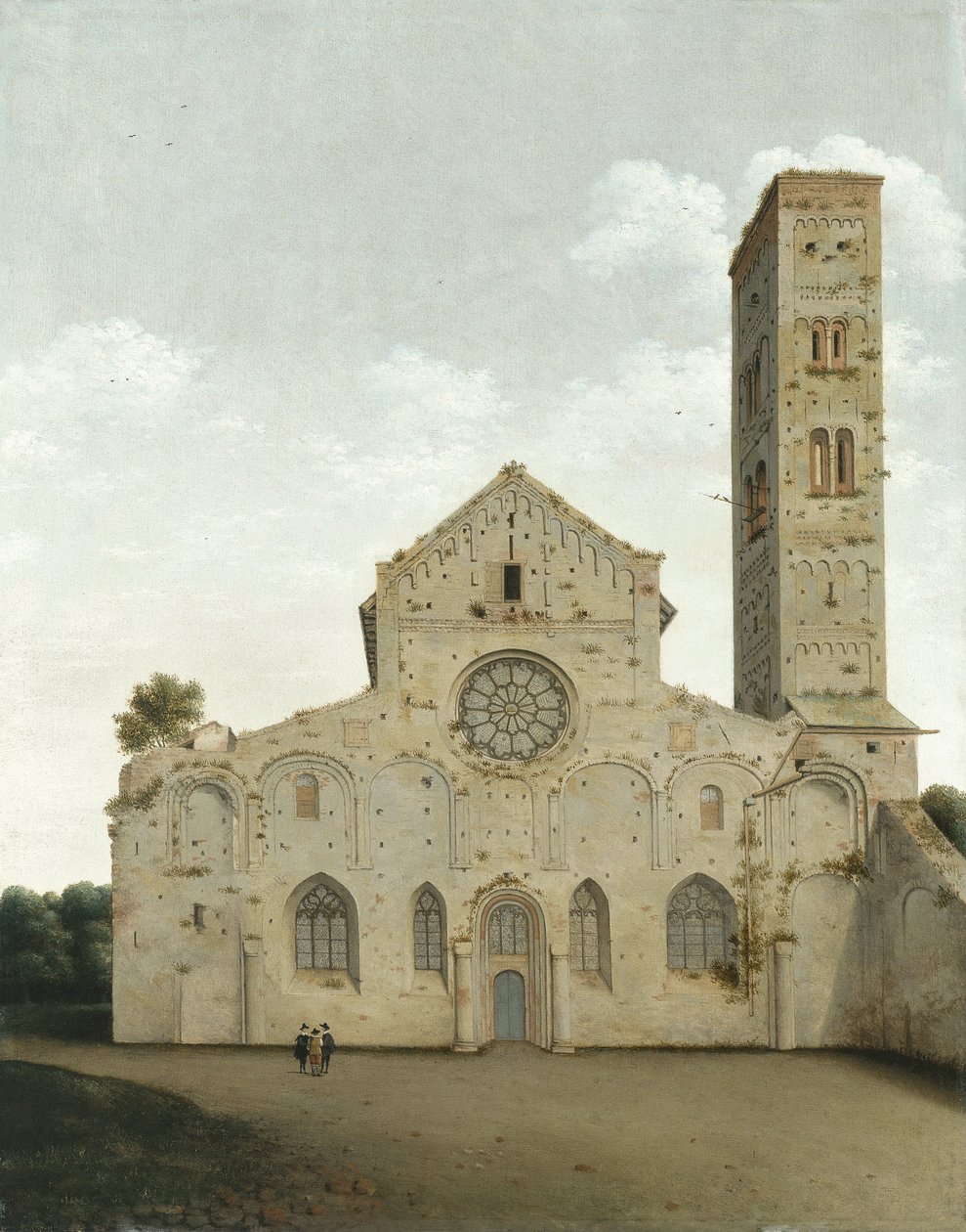Vestfasaden til Saint Mary Church i Utrecht av Pieter Janszoon Saenredam