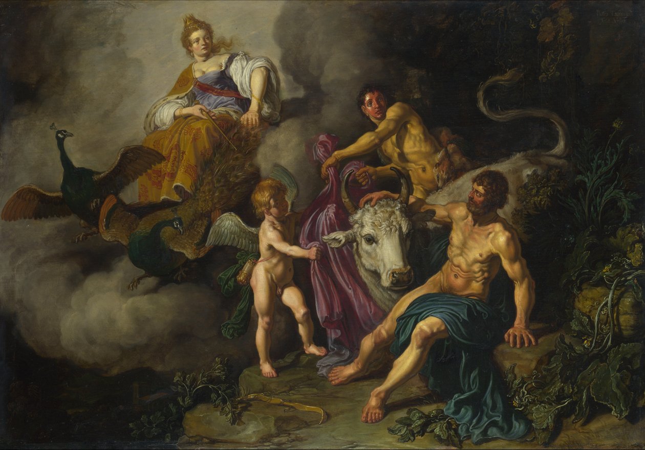 Juno oppdager Jupiter med Io av Pieter Lastman