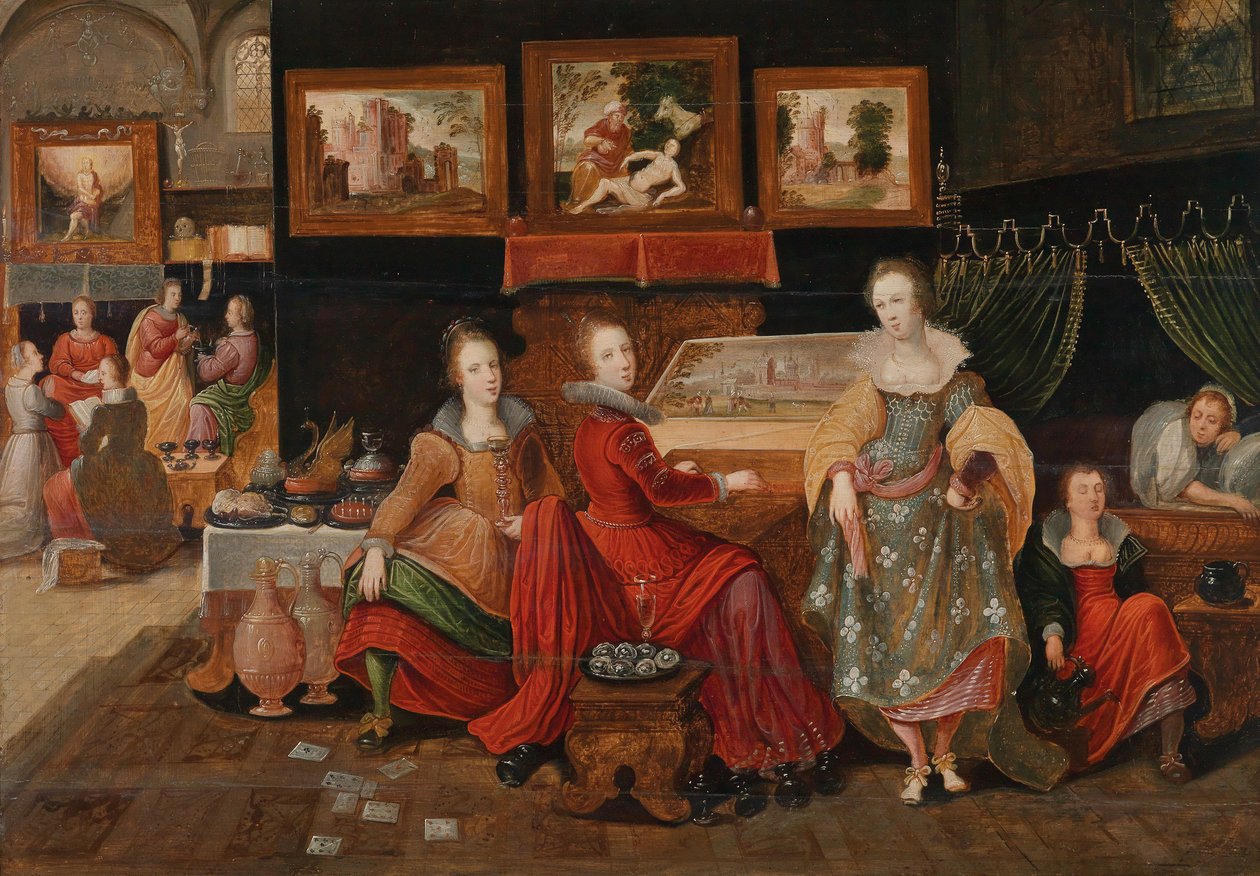 Lignelsen om de vise og dumme jomfruene av Pieter Lisaert IV.
