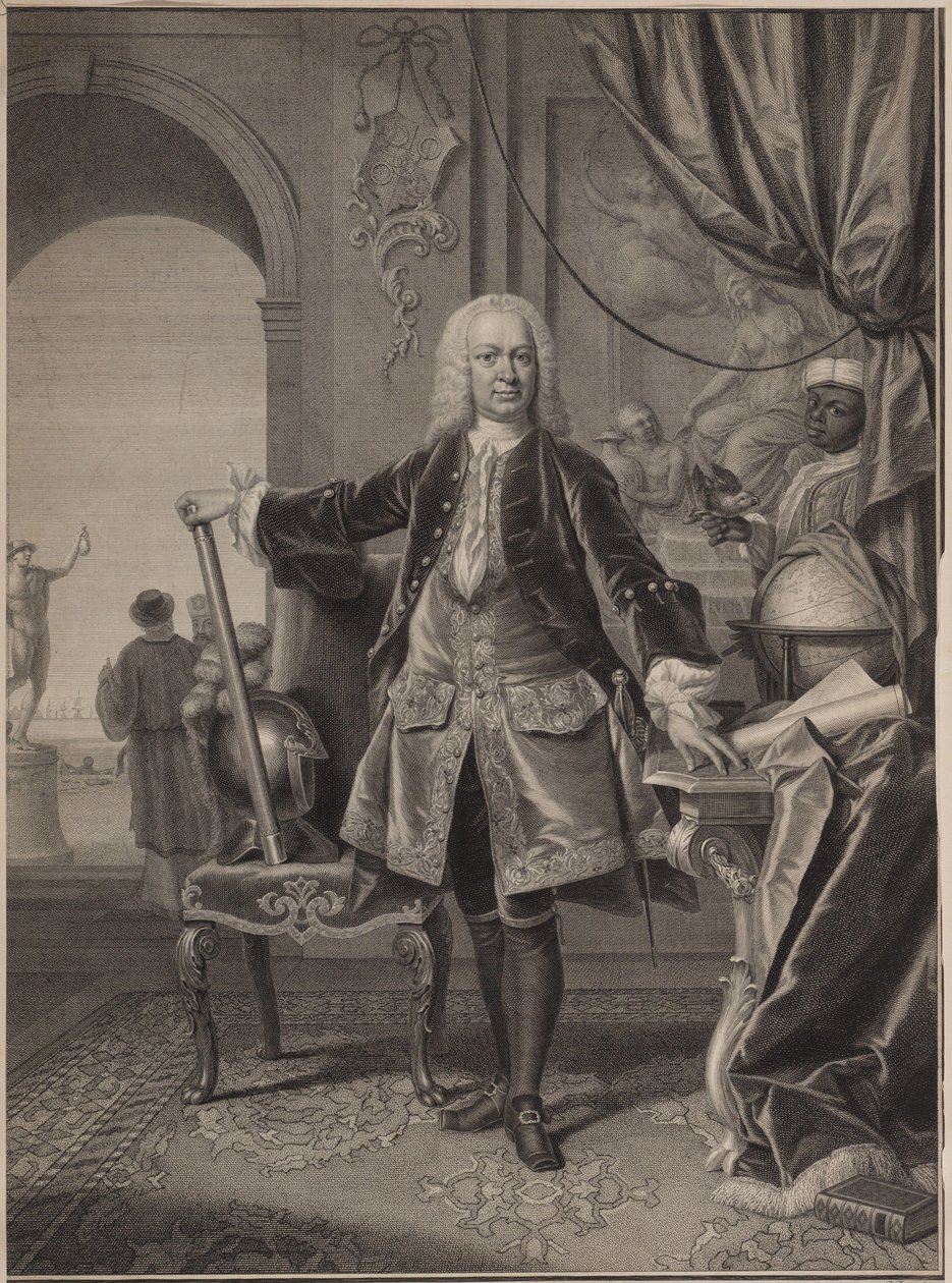 Gustaaf Willem Baron van Imhoff, generalguvernør for det nederlandske østindiske kompaniet av Pieter Tanjé
