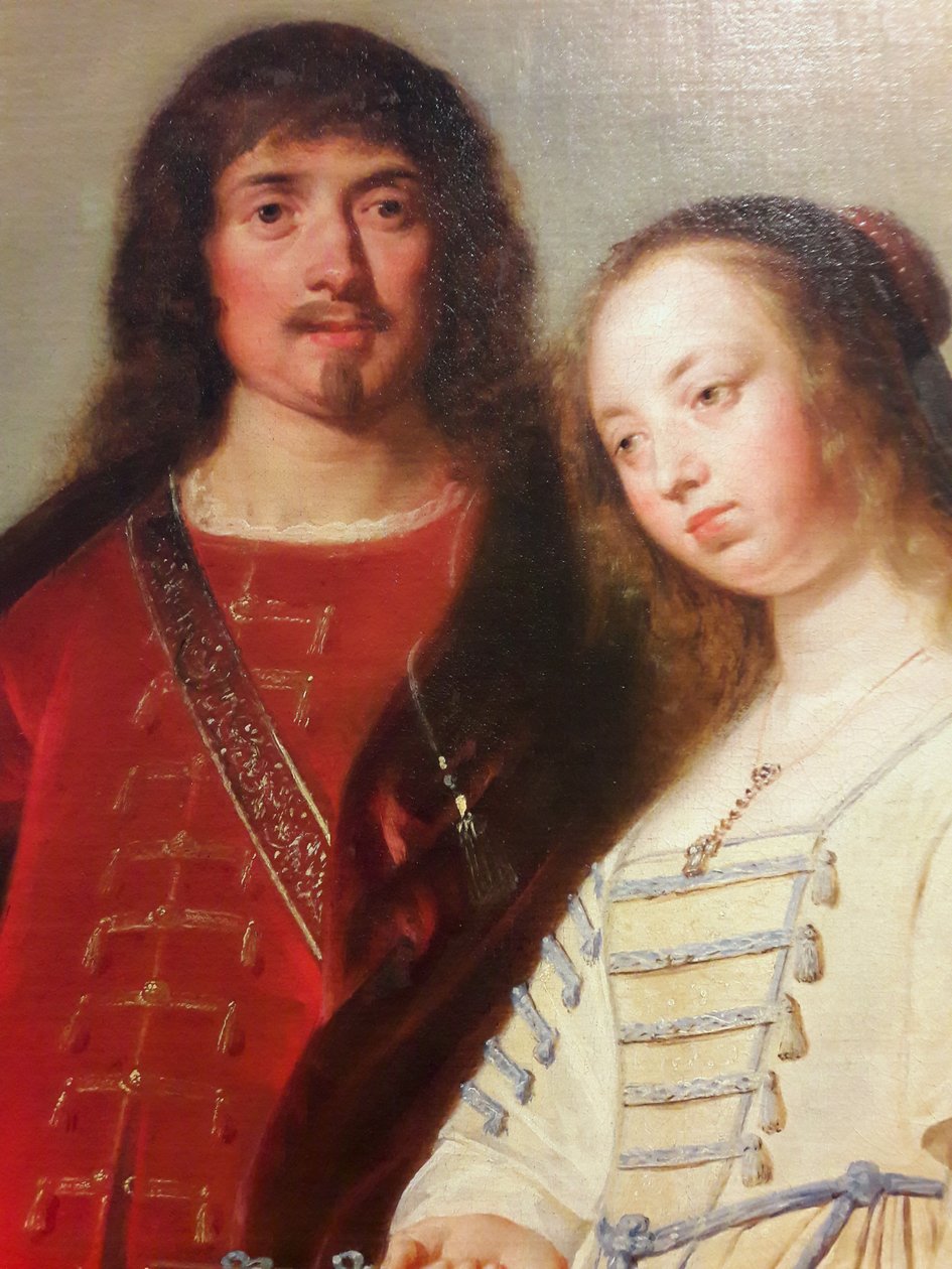 Familieportrett i et landskap av Pieter Fransz de Grebber