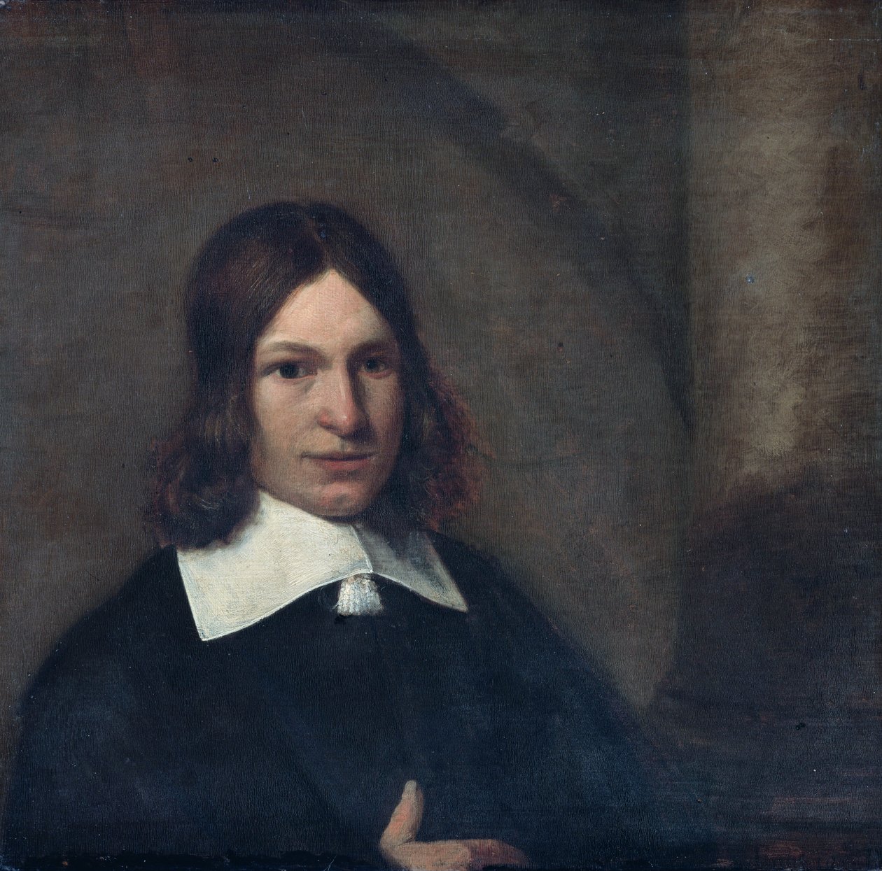 Portrett av en 19 år gammel mann, muligens et selvportrett av Pieter de Hooch