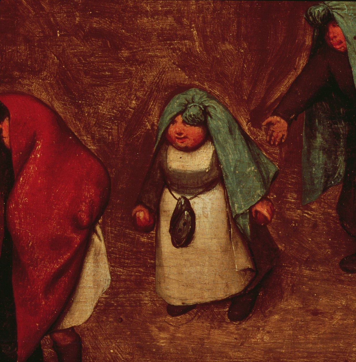 Barnespill, detalj i den venstre delen, 1560 av Pieter Bruegel the Elder