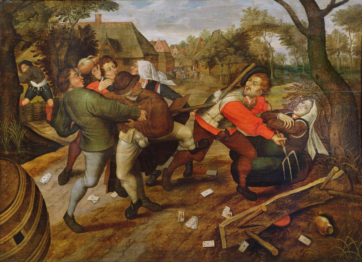 Bondekamp av Pieter Brueghel the Younger