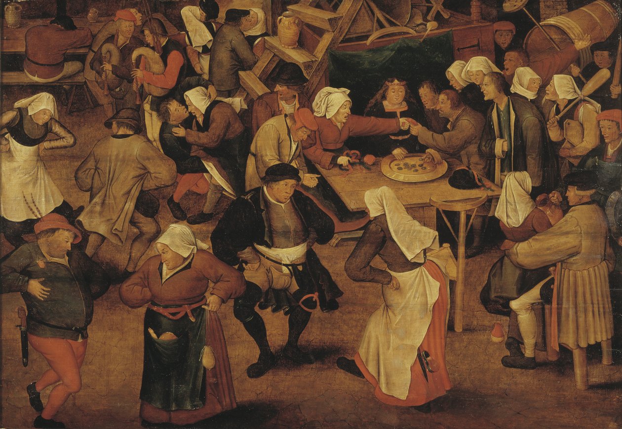 Bryllupsdansen av Pieter the Younger after Brueghel