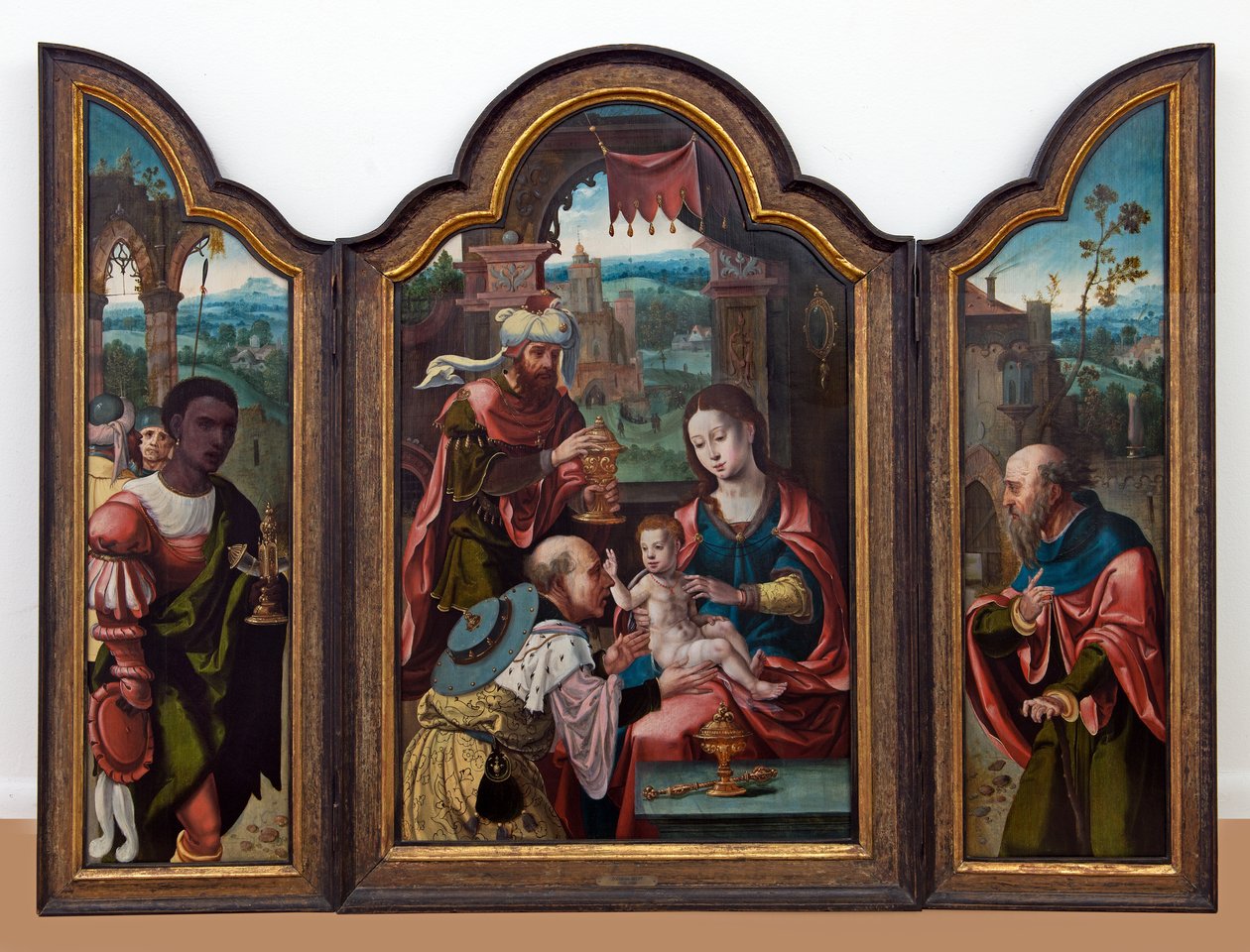 De vise menns tilbedelse, ca. 1530–80 (olje på panel) av Pieter (& workshop) Coecke van Aelst