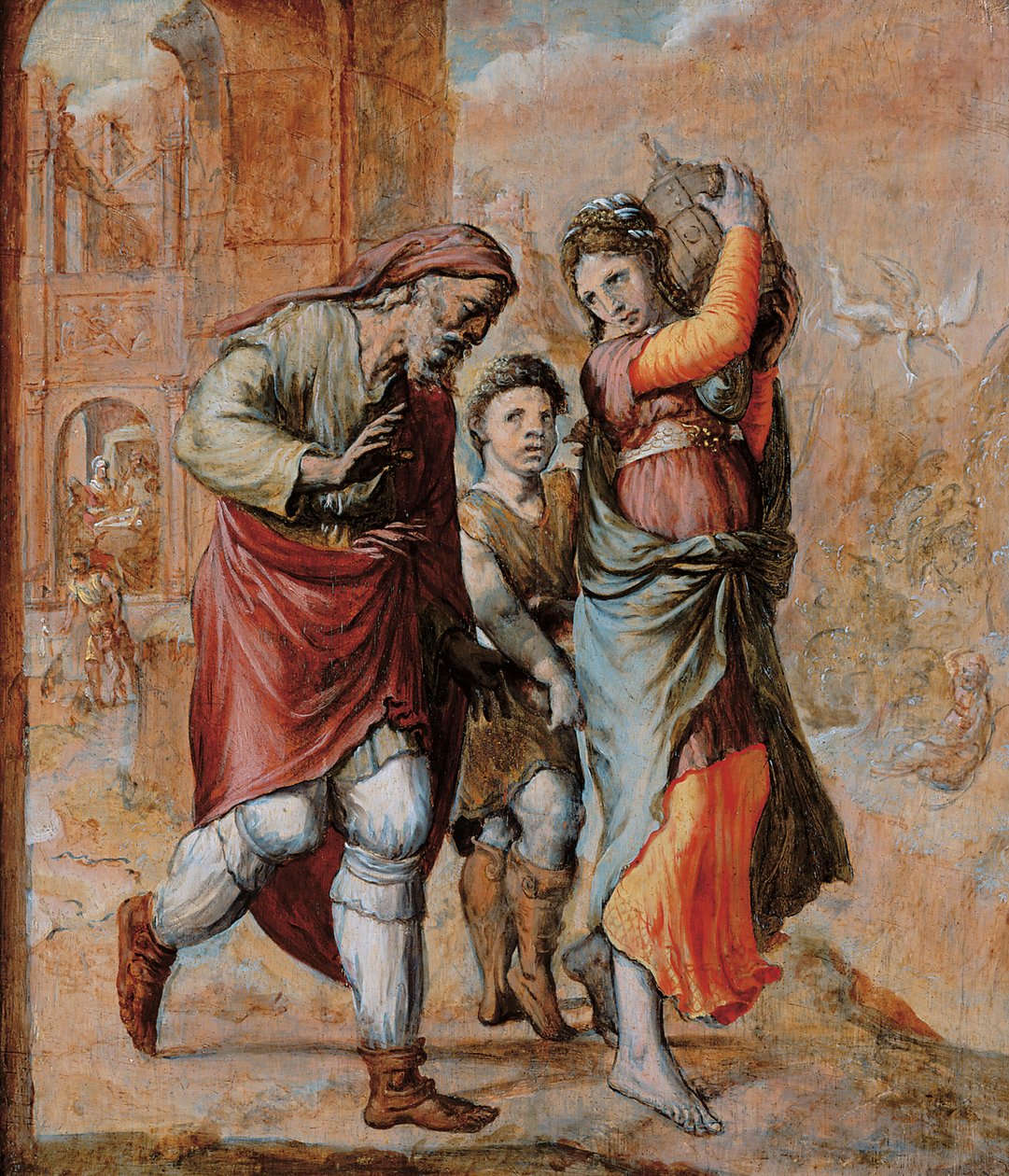Utvisningen av Hagar og Ismael av Pieter Aertsen