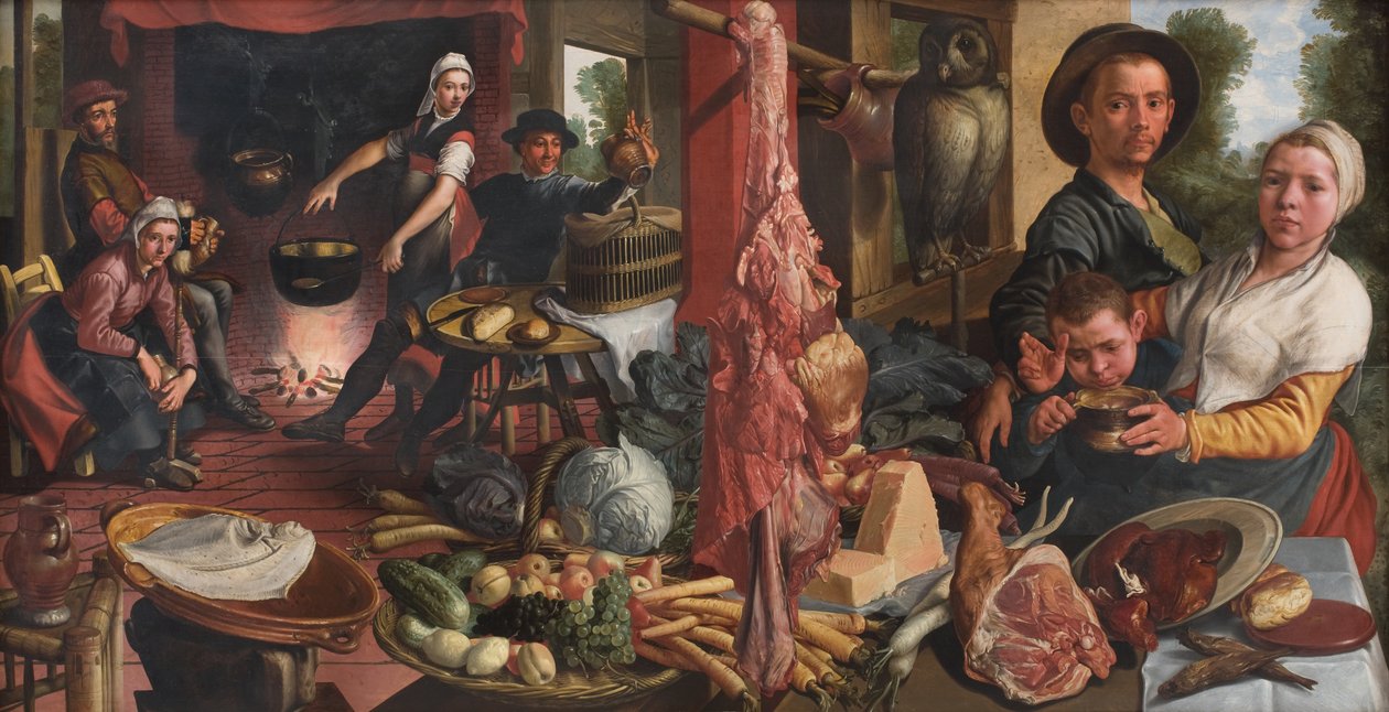 Det fete kjøkkenet. En allegori av Pieter Aertsen