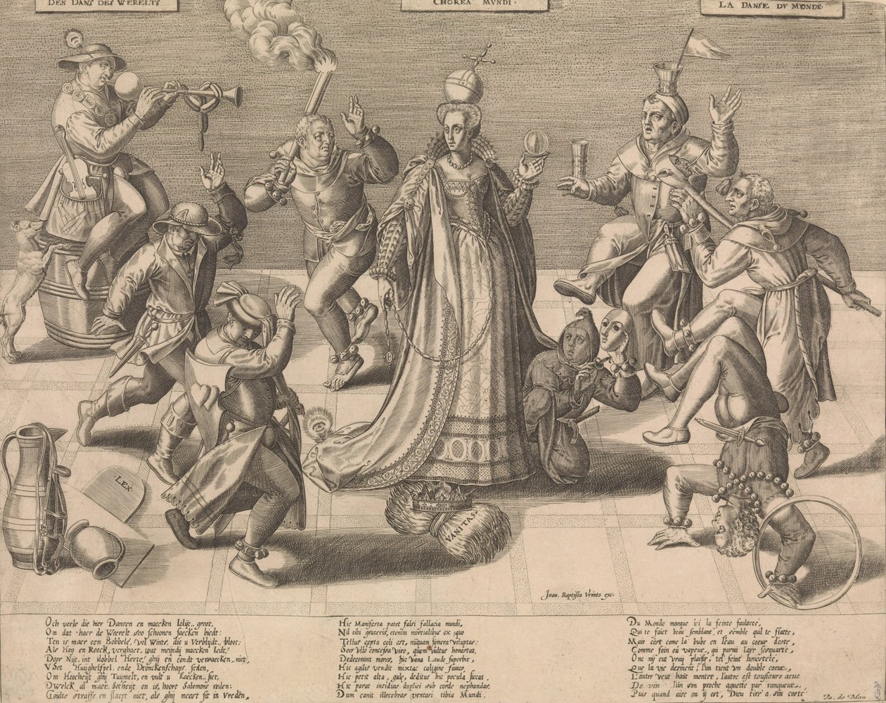 The Dance of the World, midten av 1500-tallet. av Pieter Balten.