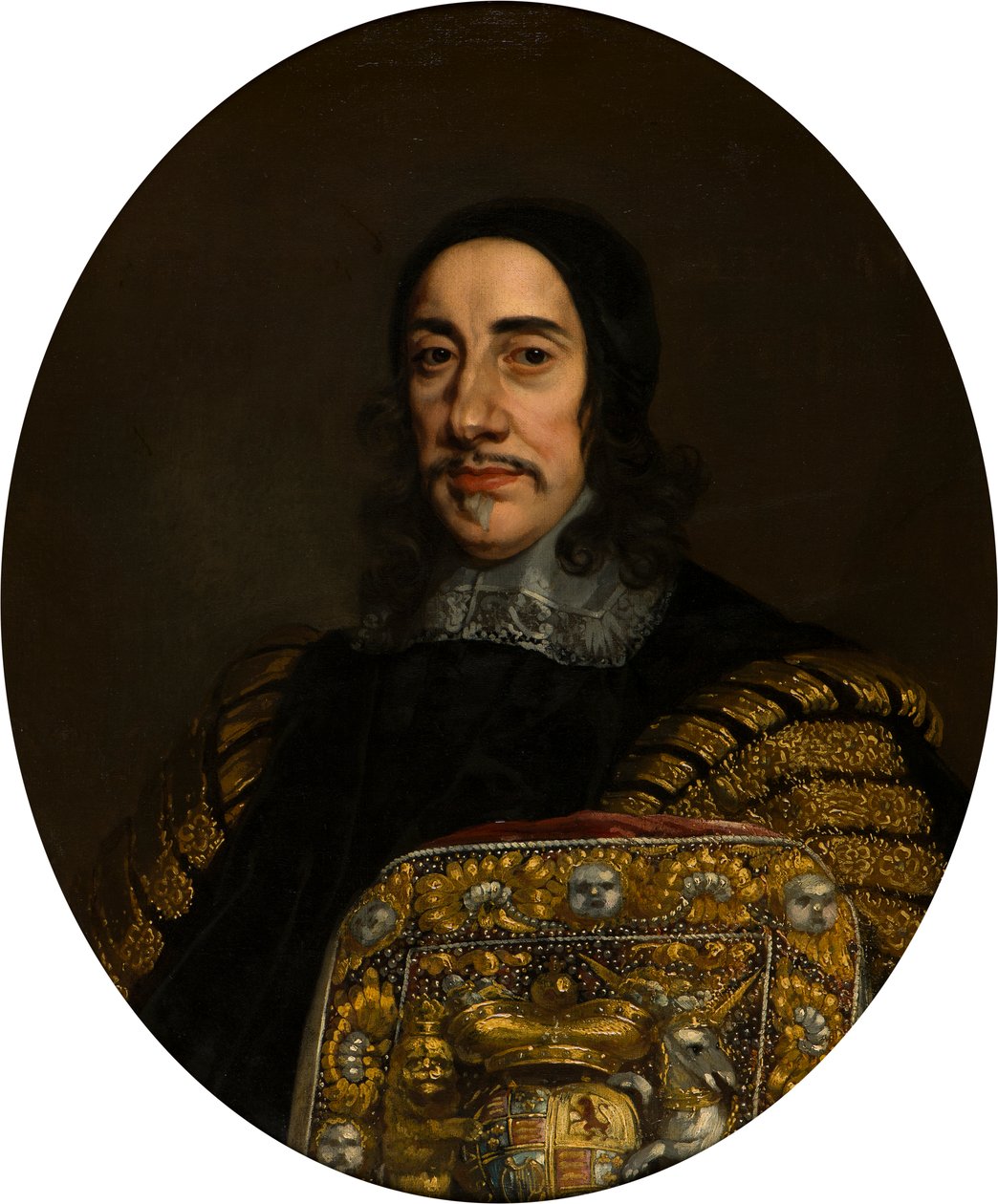 Portrett av Sir Orlando Bridgeman 1st Bt. Som Lord Keeper of the Great Seal, ca. 1664-74 (olje på lerret) av Pieter Borsseler