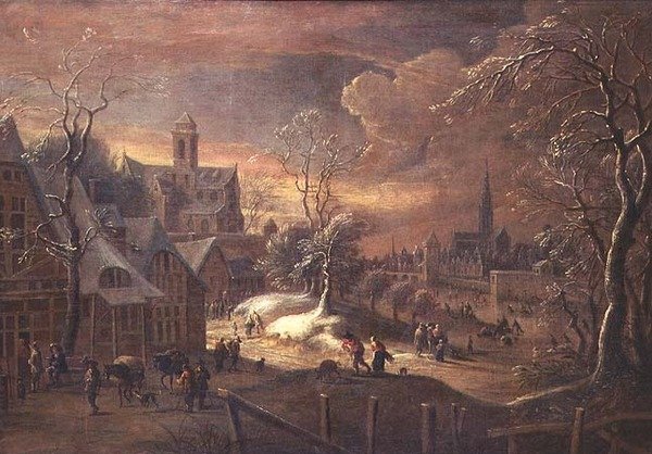 Snølandskap av Pieter Bouts