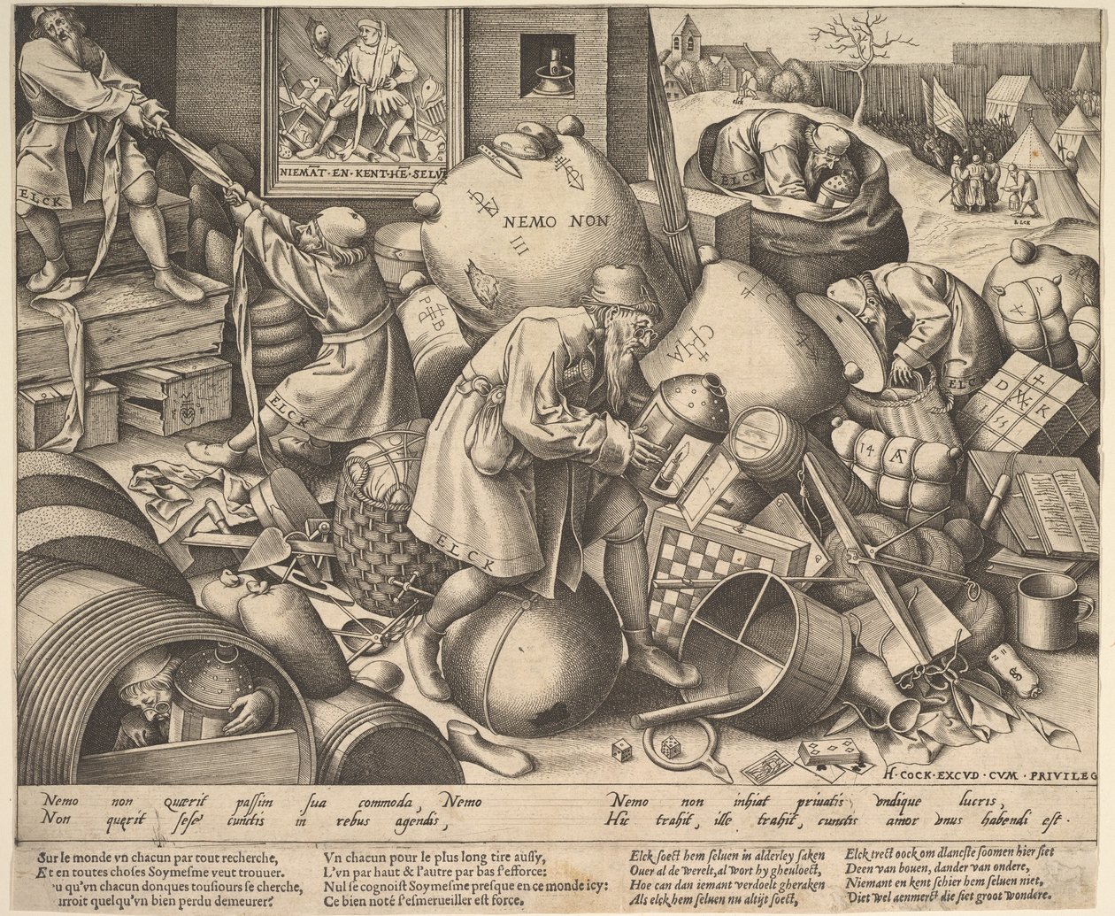 Everyman, ca.1558 av Pieter Bruegel the Elder