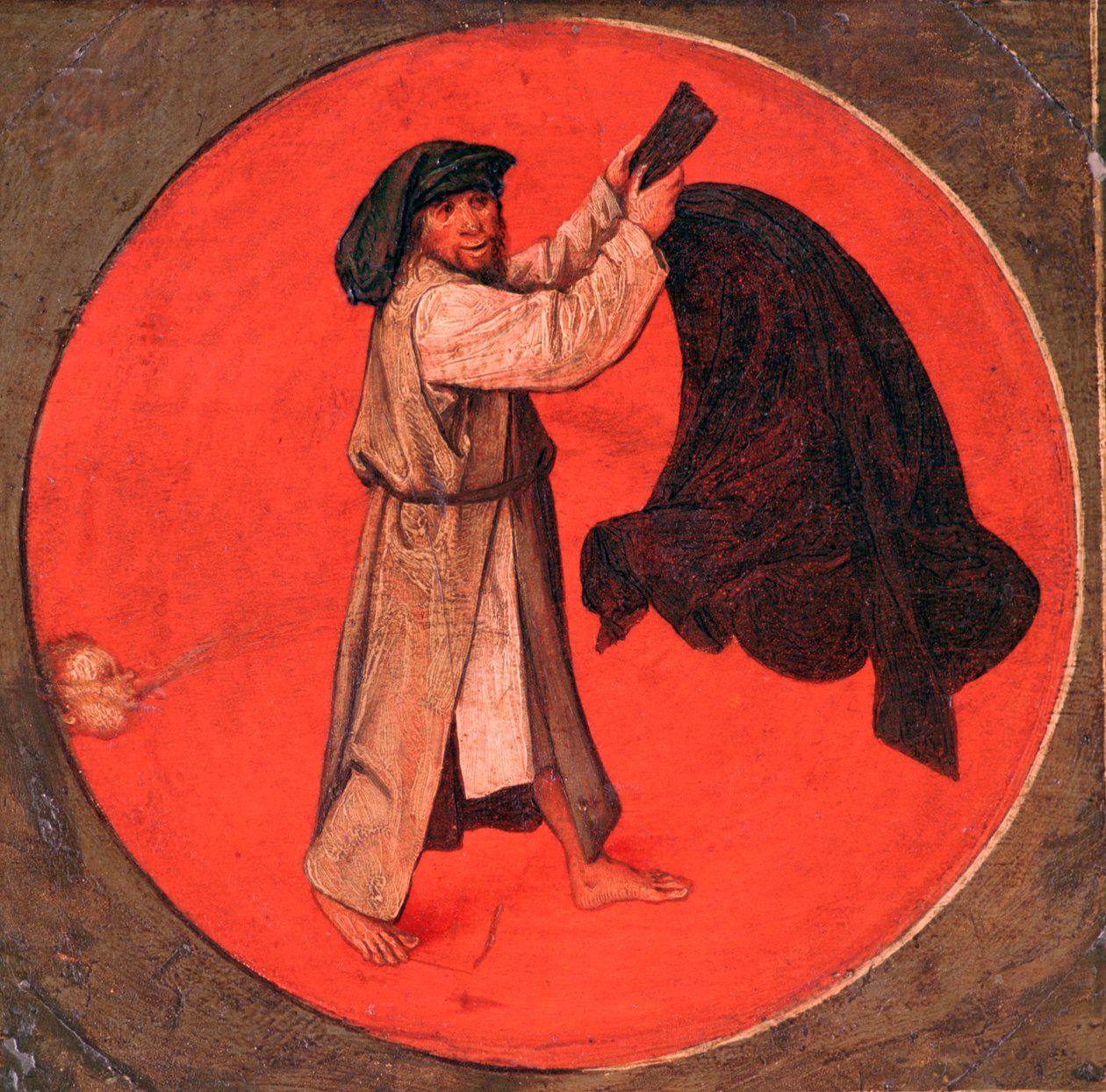 Han rister ut frakken etter vinden, c1558-1560 av Pieter Bruegel the Elder