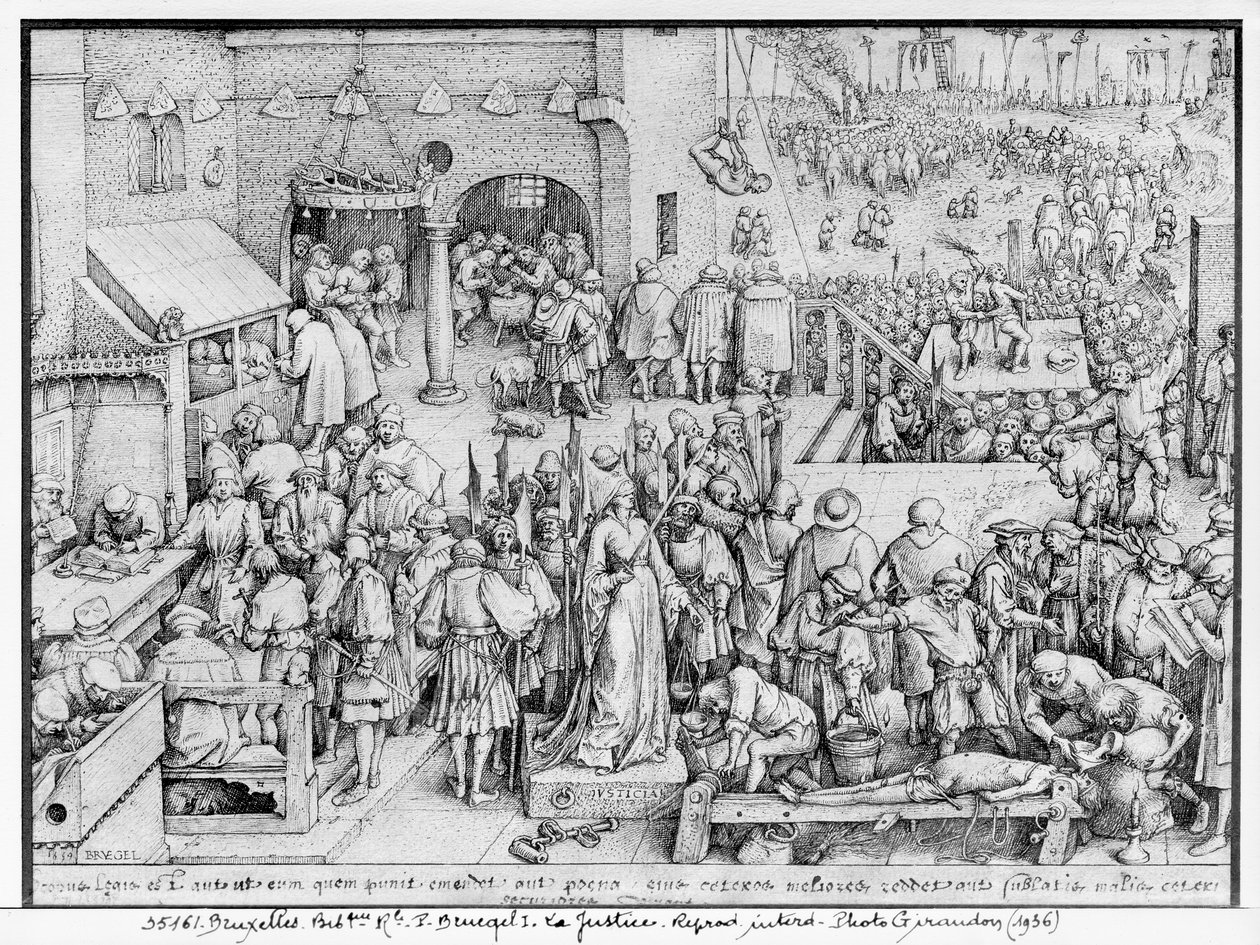 Rettferdighet, 1559 av Pieter Bruegel the Elder