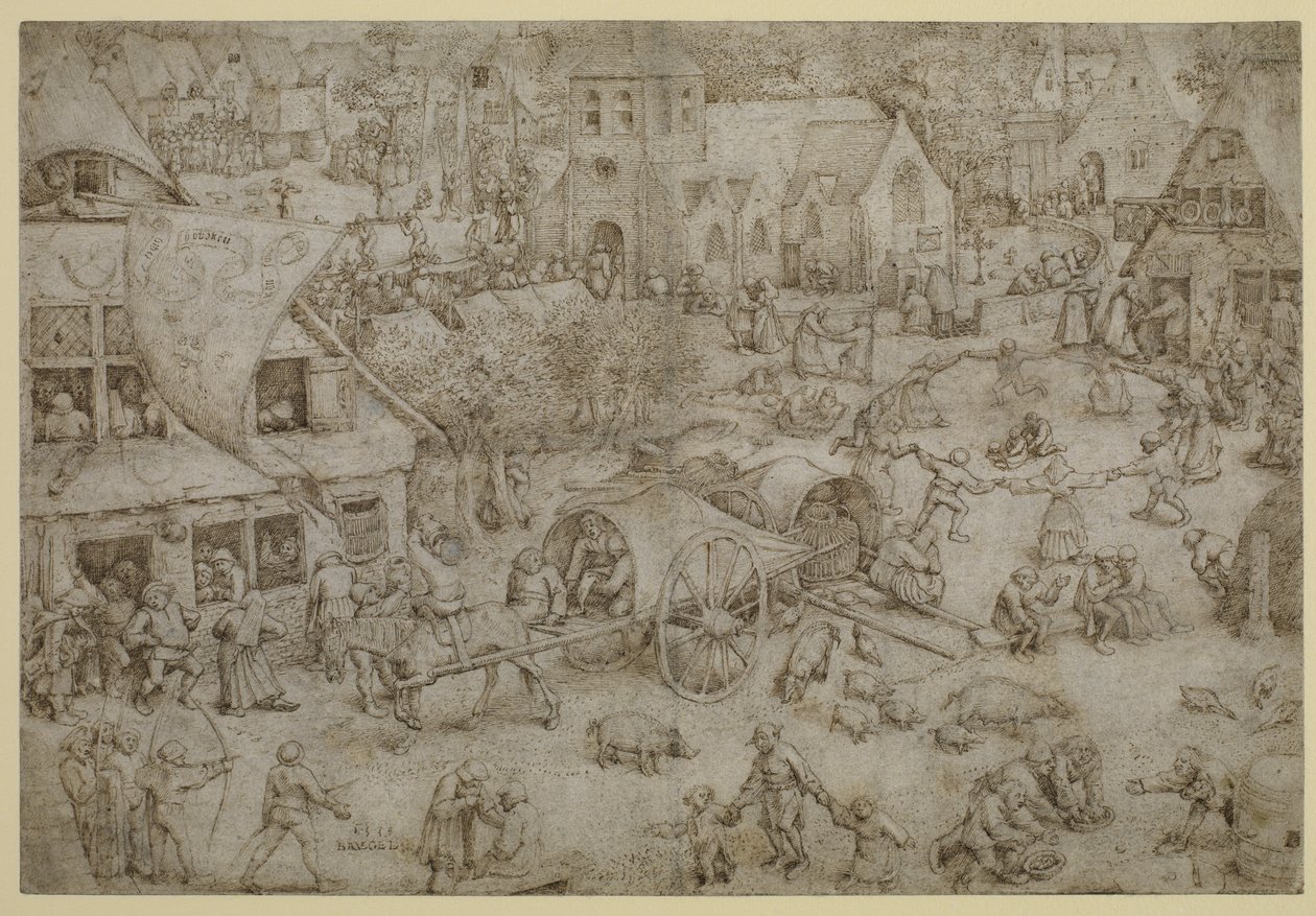 Tivoli i Hoboken, 1559 av Pieter Bruegel the Elder