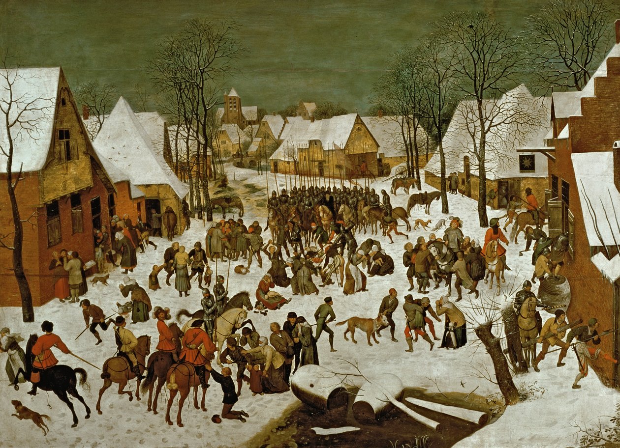 Massakren på de uskyldige, 1565-66 av Pieter Bruegel the Elder