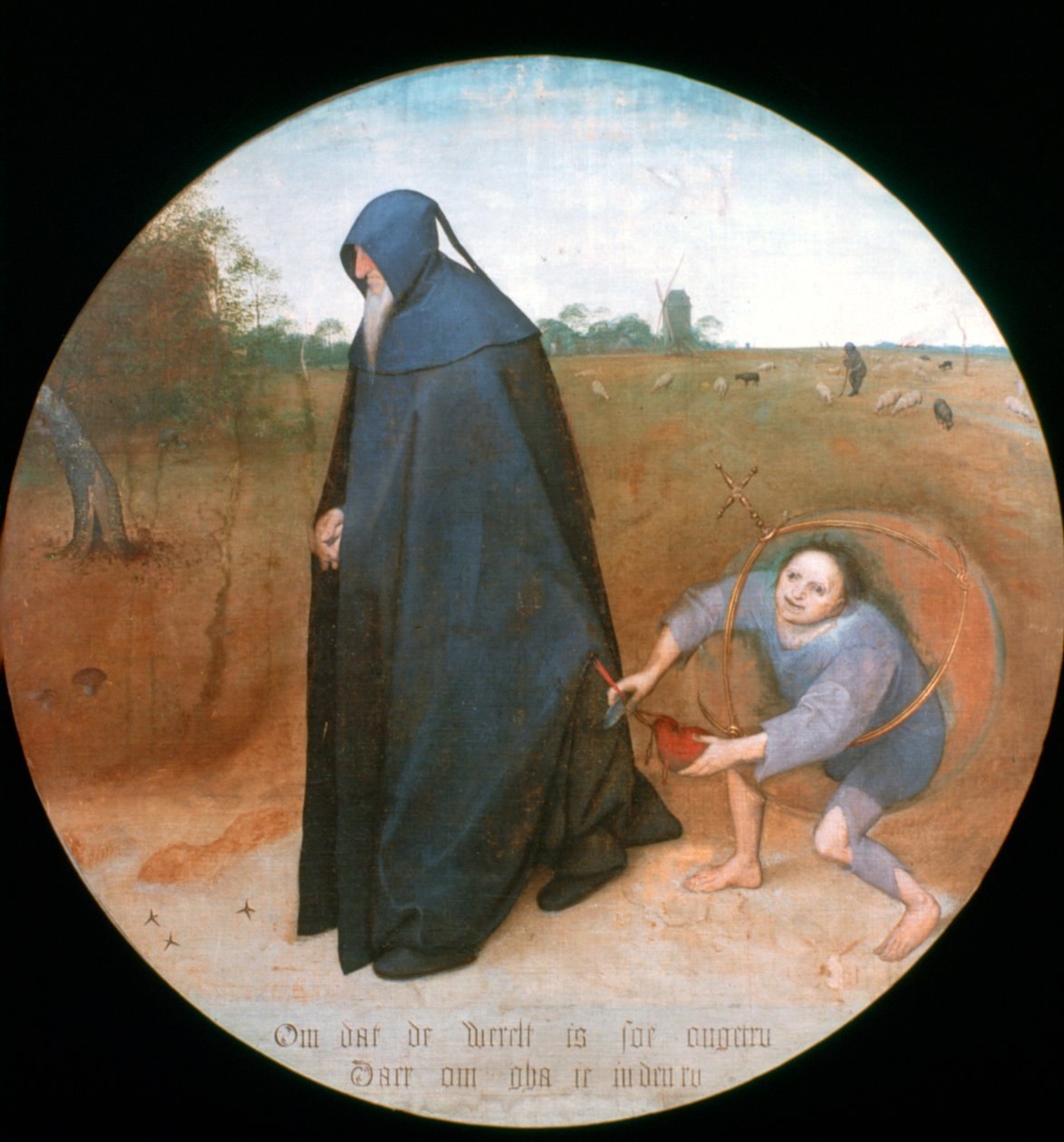 Misantrop, 1568 av Pieter Bruegel the Elder