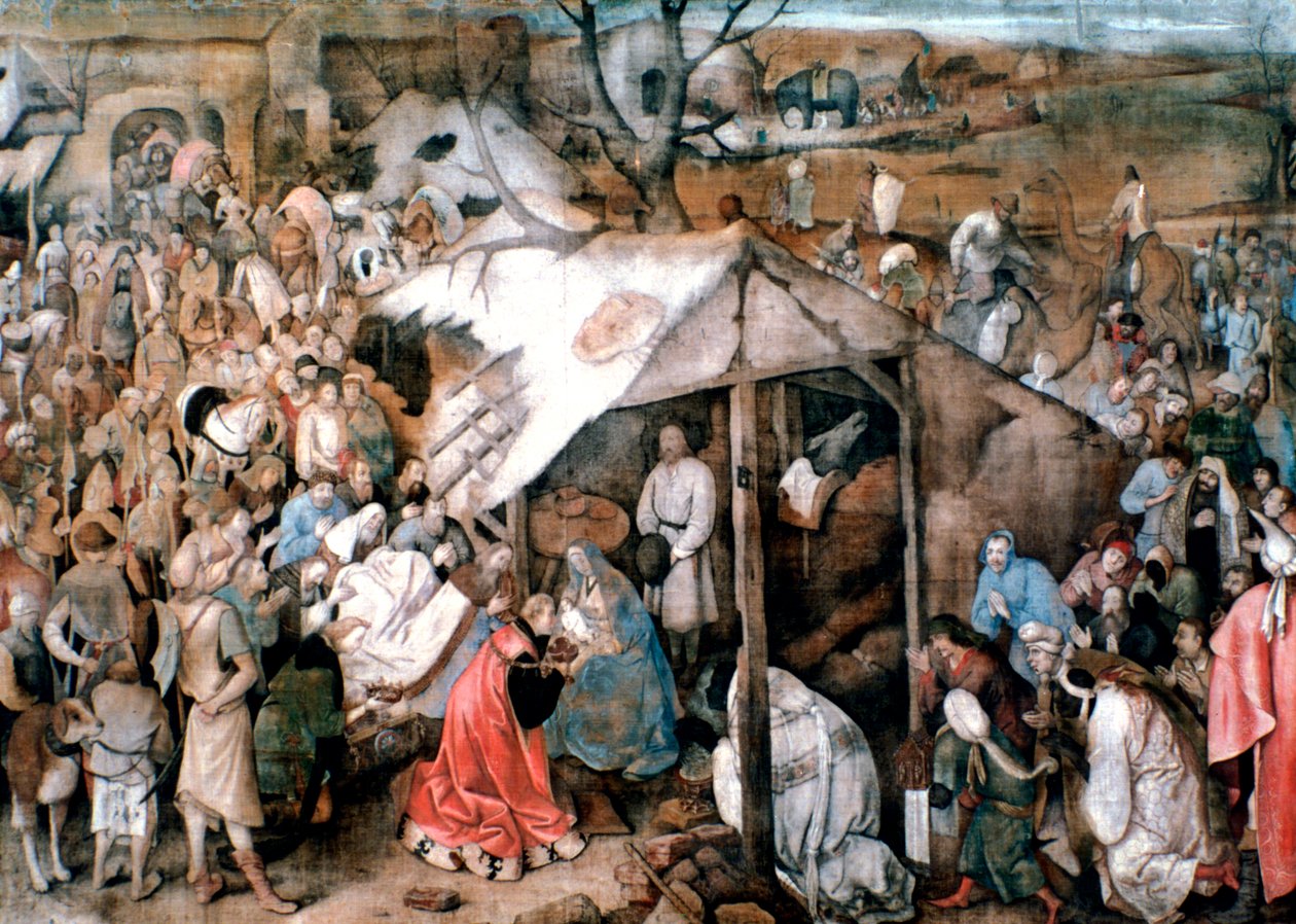 Kongenes tilbedelse, c1556-1562 av Pieter Bruegel the Elder