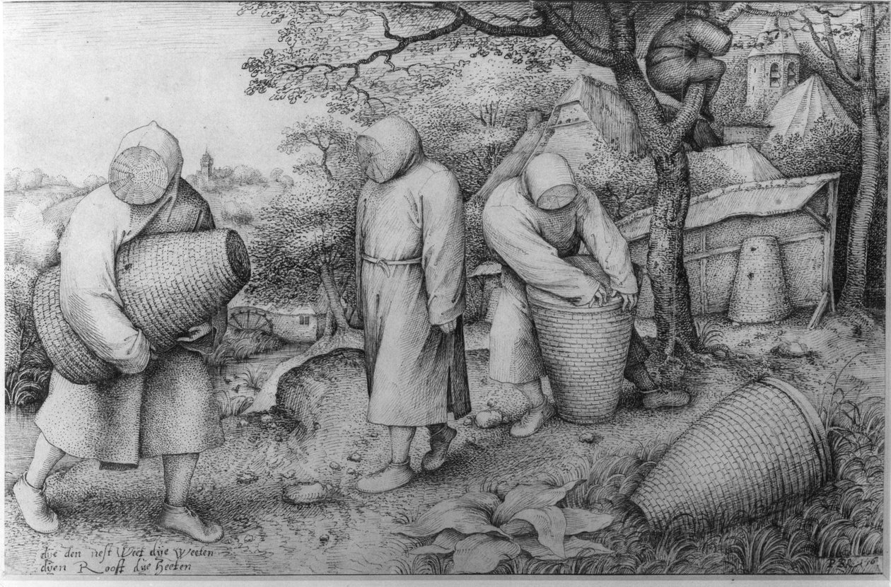 Birøkterne, 'If You Know Where the Treasure is, You Can Rob it', ca. 1567-68 av Pieter Bruegel the Elder