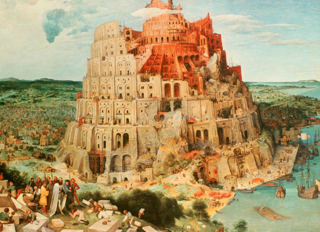 Babels tårn, 1563 av Pieter Bruegel the Elder