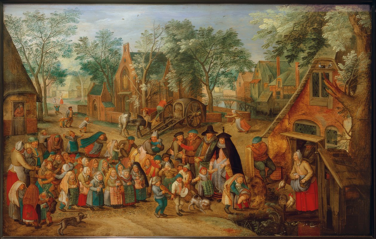 Pinsebrudespillet av Pieter Brueghel the Younger
