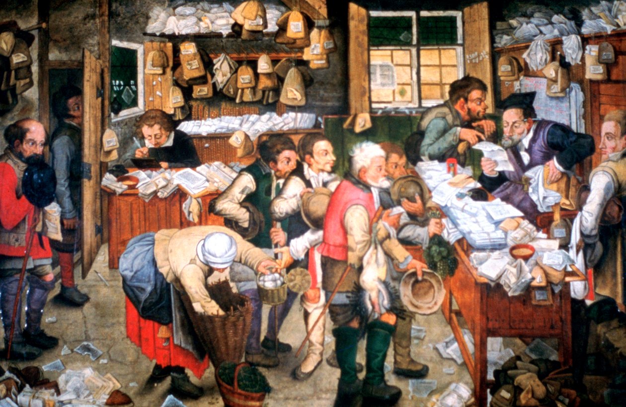 Leiedagen, c1584-1638 av Pieter Brueghel the Younger