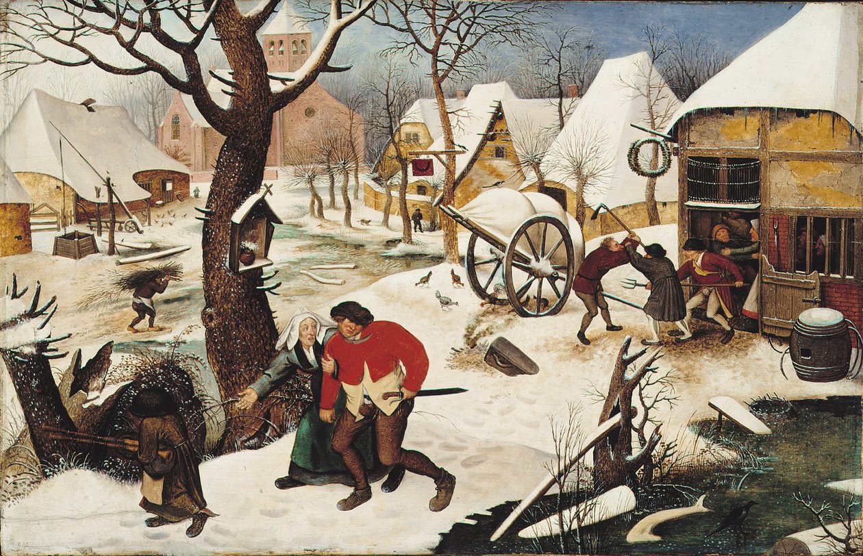 Retur fra vertshuset av Pieter Brueghel the Younger