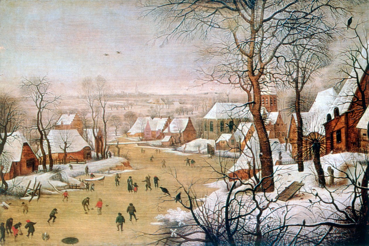 Fuglefellen, c1584-1638 av Pieter Brueghel the Younger
