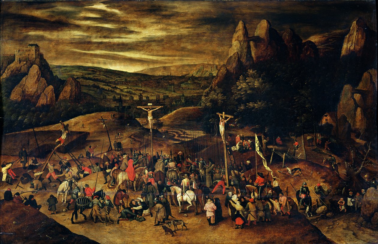 Korsfestelsen av Pieter Brueghel the Younger