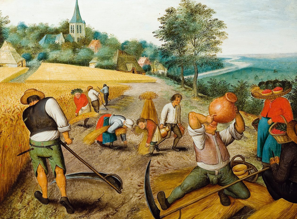 De fire årstidene: Sommer, andre halvdel av 1500-tallet. av Pieter Brueghel the Younger