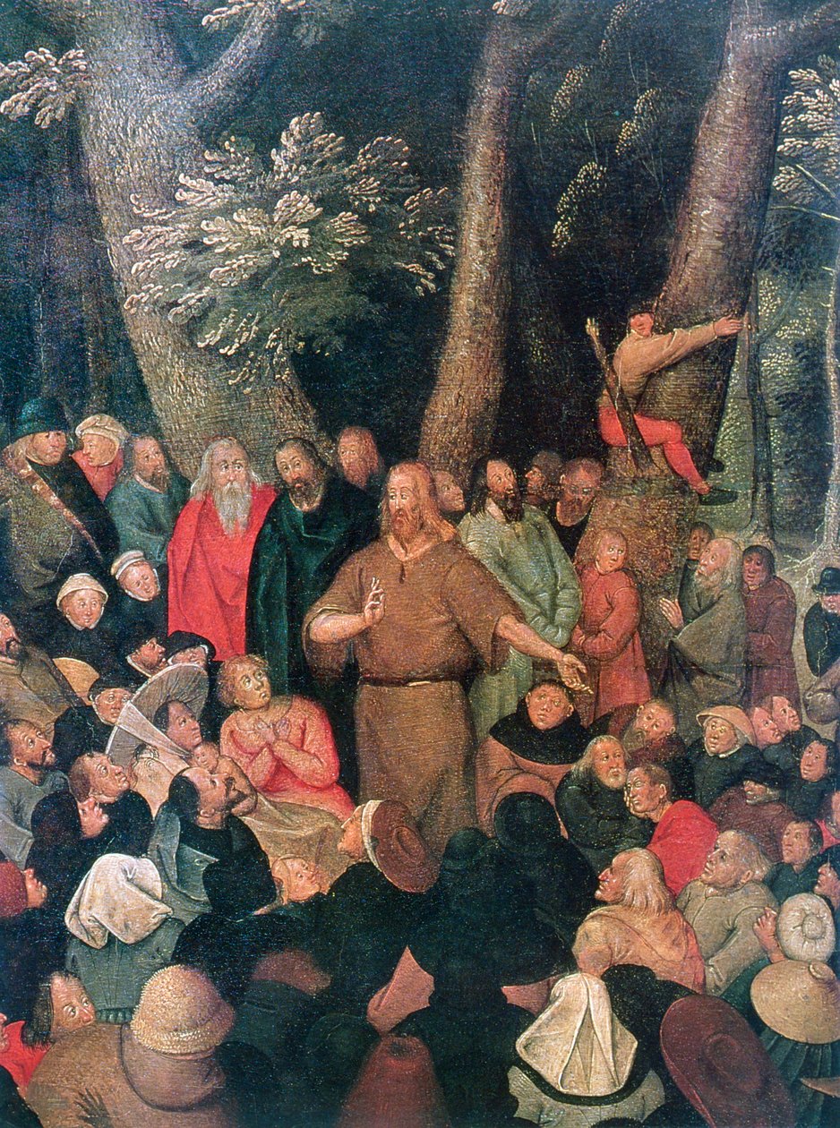 Prekenen til døperen Johannes, 1604 av Pieter Brueghel the Younger