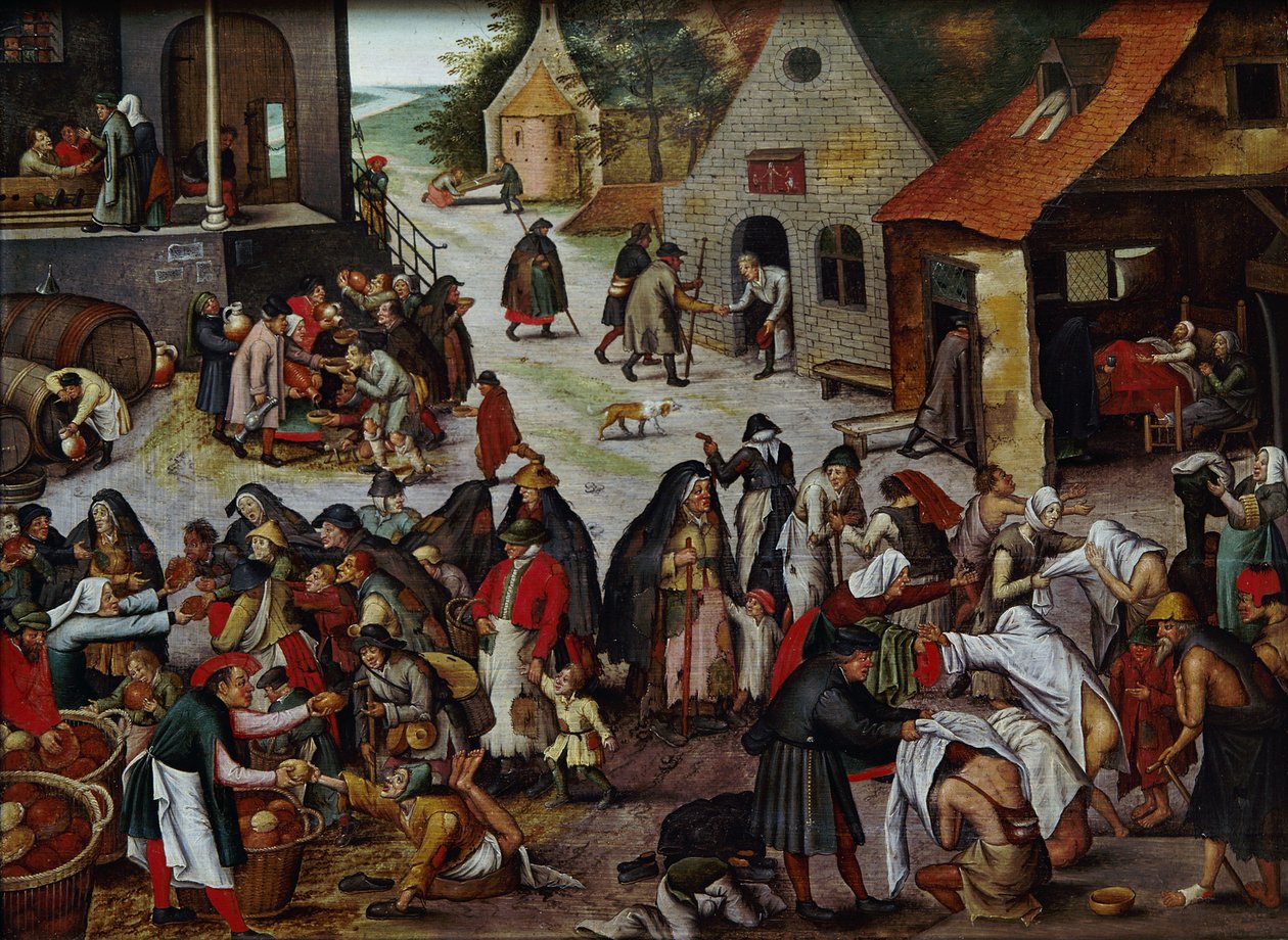 De syv barmhjertighetsverkene av Pieter Brueghel the Younger