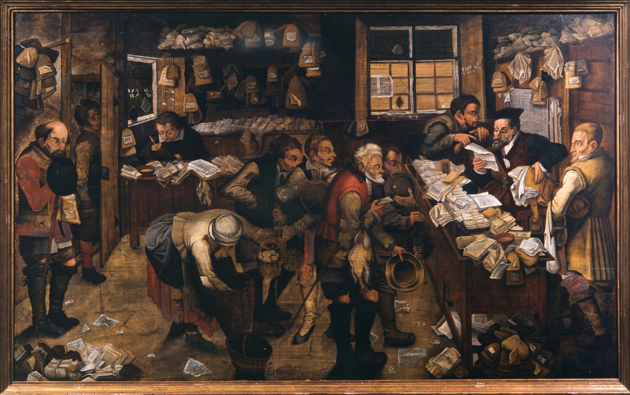 Landsbyadvokaten, 1621. av Pieter Brueghel the Younger