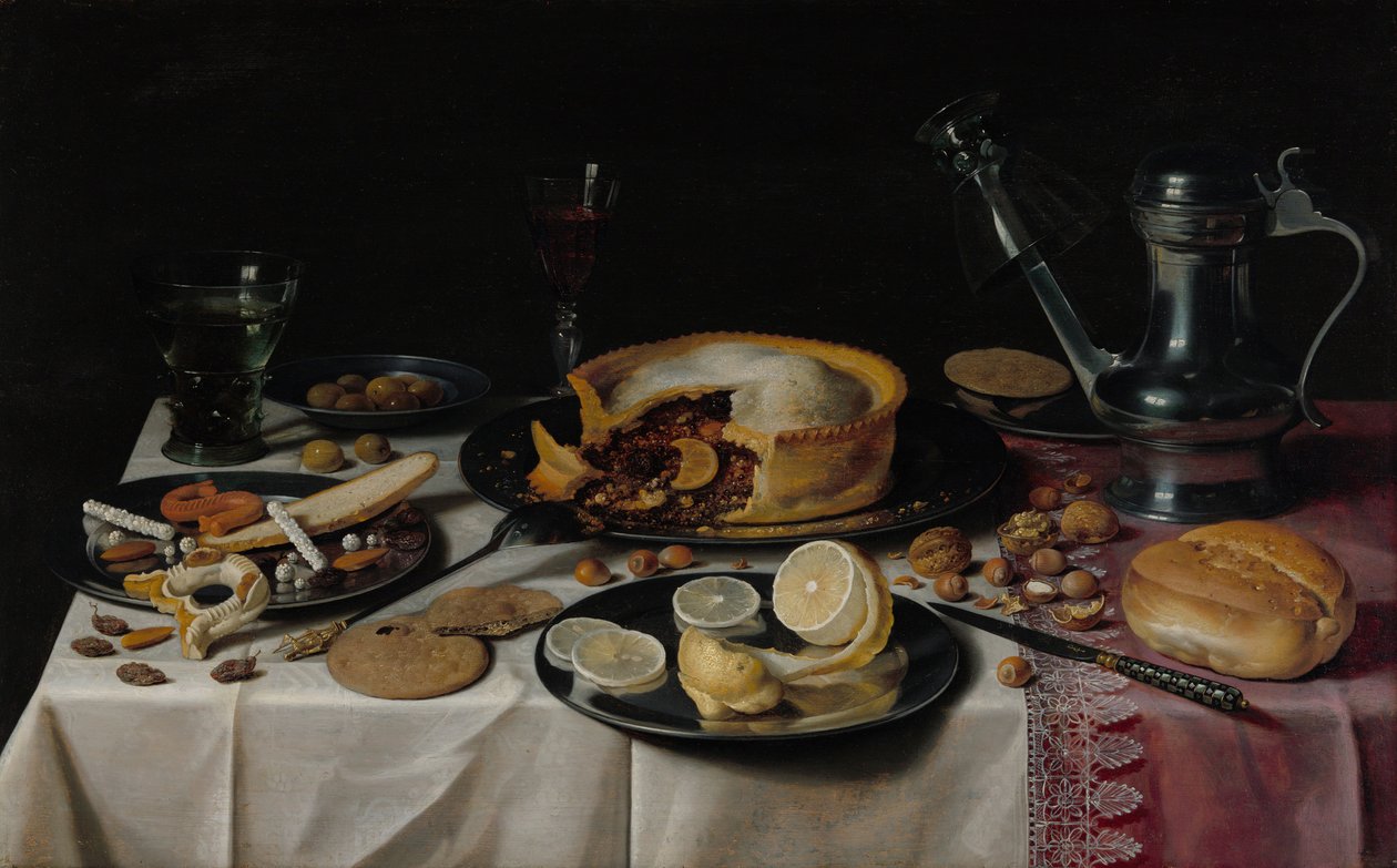Stilleben, ca 1625. av Pieter Claesz