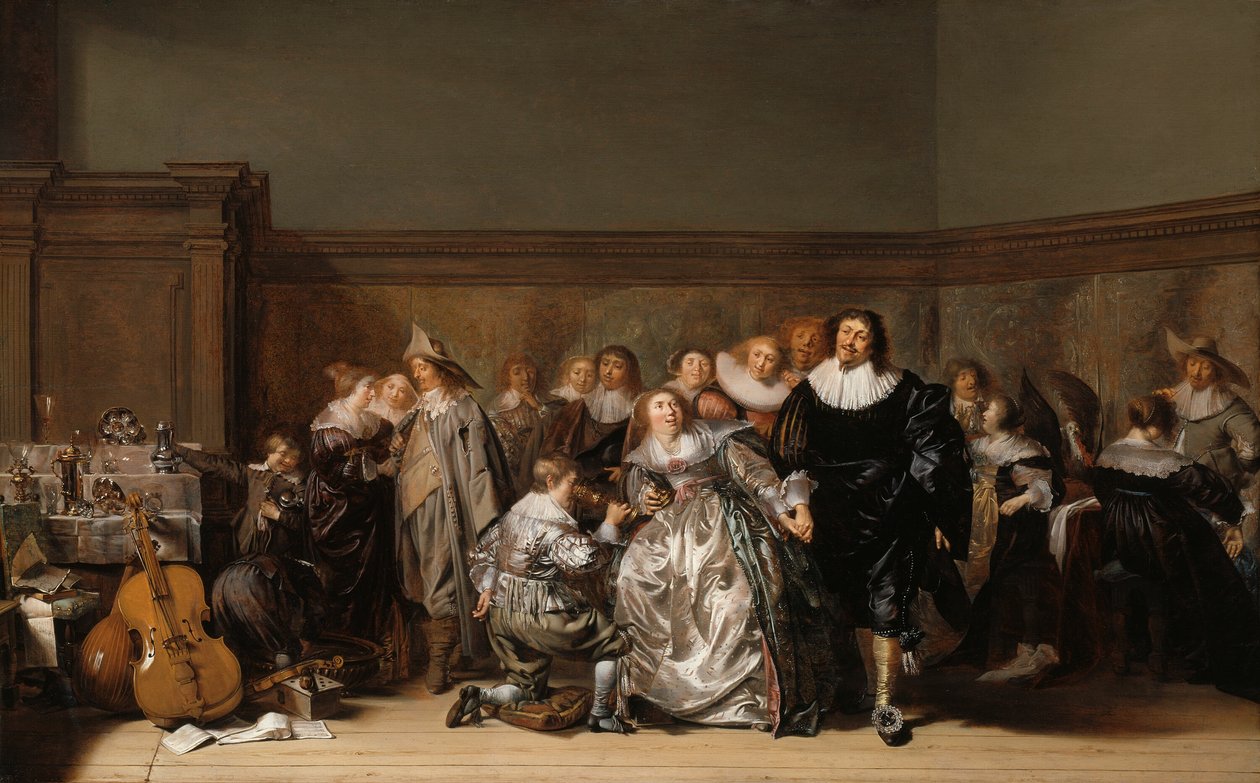 Et elegant selskap av Pieter Codde