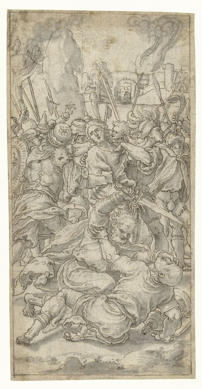 Kristi fangenskap av Pieter Coecke van Aelst (I)