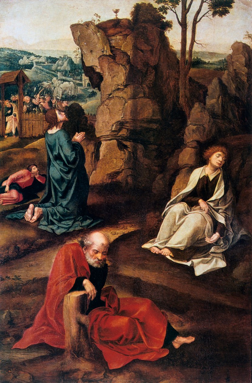 Kvalen i hagen, 1527-1530. av Pieter Coecke van Aelst