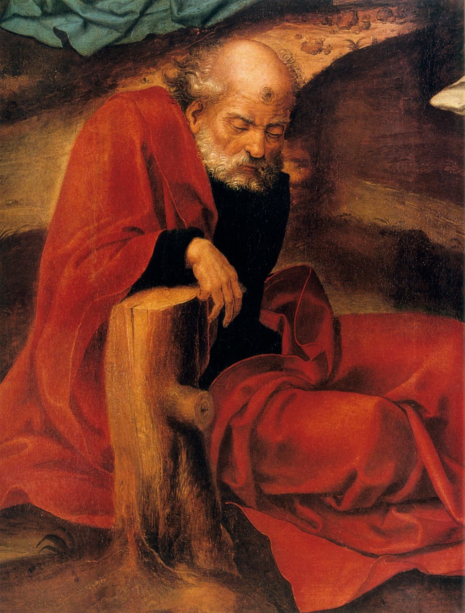 Kvalen i hagen, detalj, 1527-1530. av Pieter Coecke van Aelst
