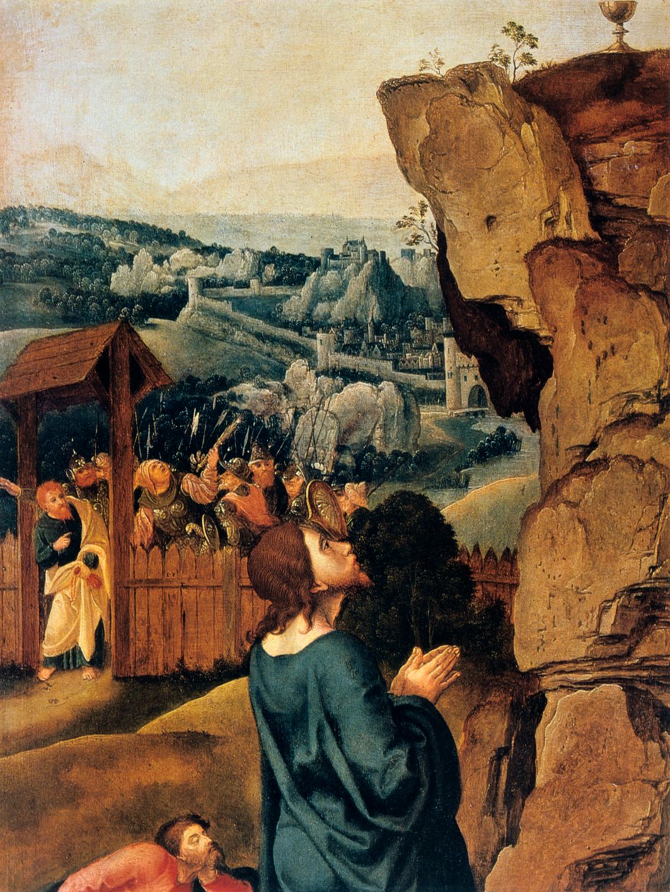 Kvalen i hagen, detalj, 1527-1530. av Pieter Coecke van Aelst