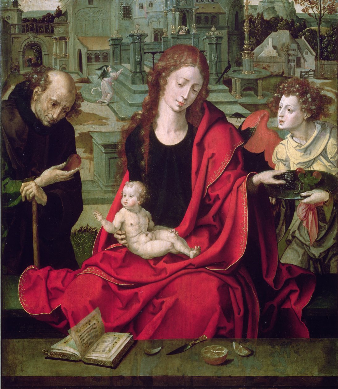 Den hellige familie, 1500-tallet av Pieter Coecke van Aelst