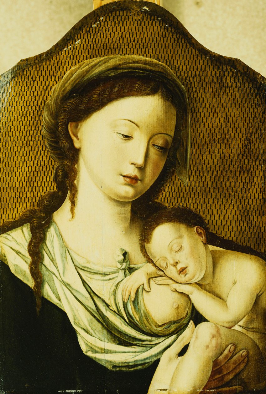 Madonnaen og barnet, av Pieter Coecke van Aelst