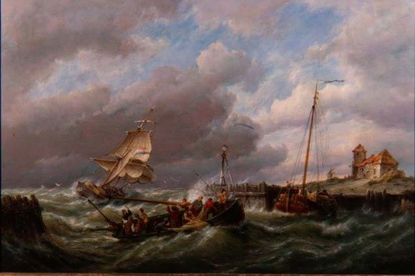 På Isle of Texel, Holland av Pieter Cornelis Dommerson