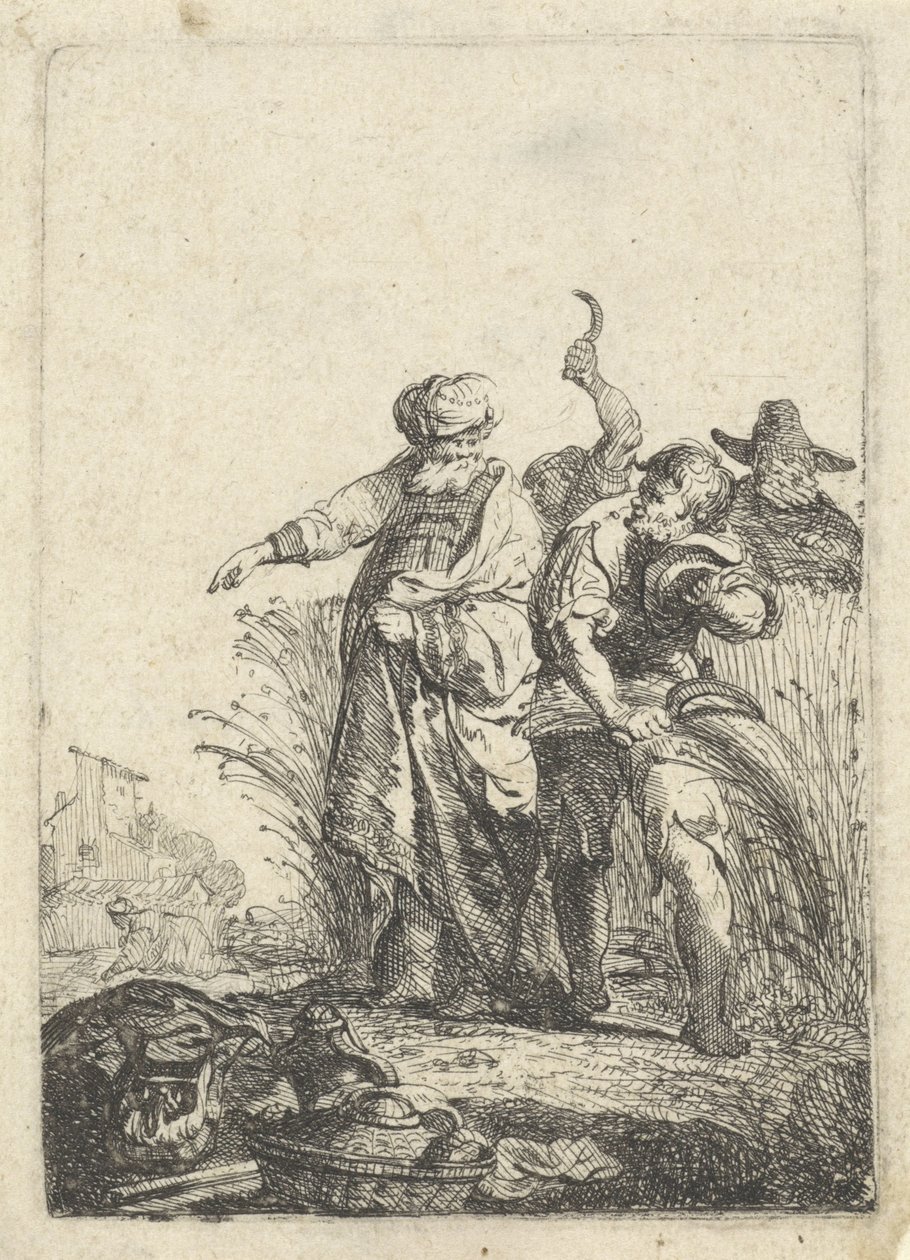 Ruth sanker på Boas .s åker av Pieter Cornelisz. Verbeeck (possibly)