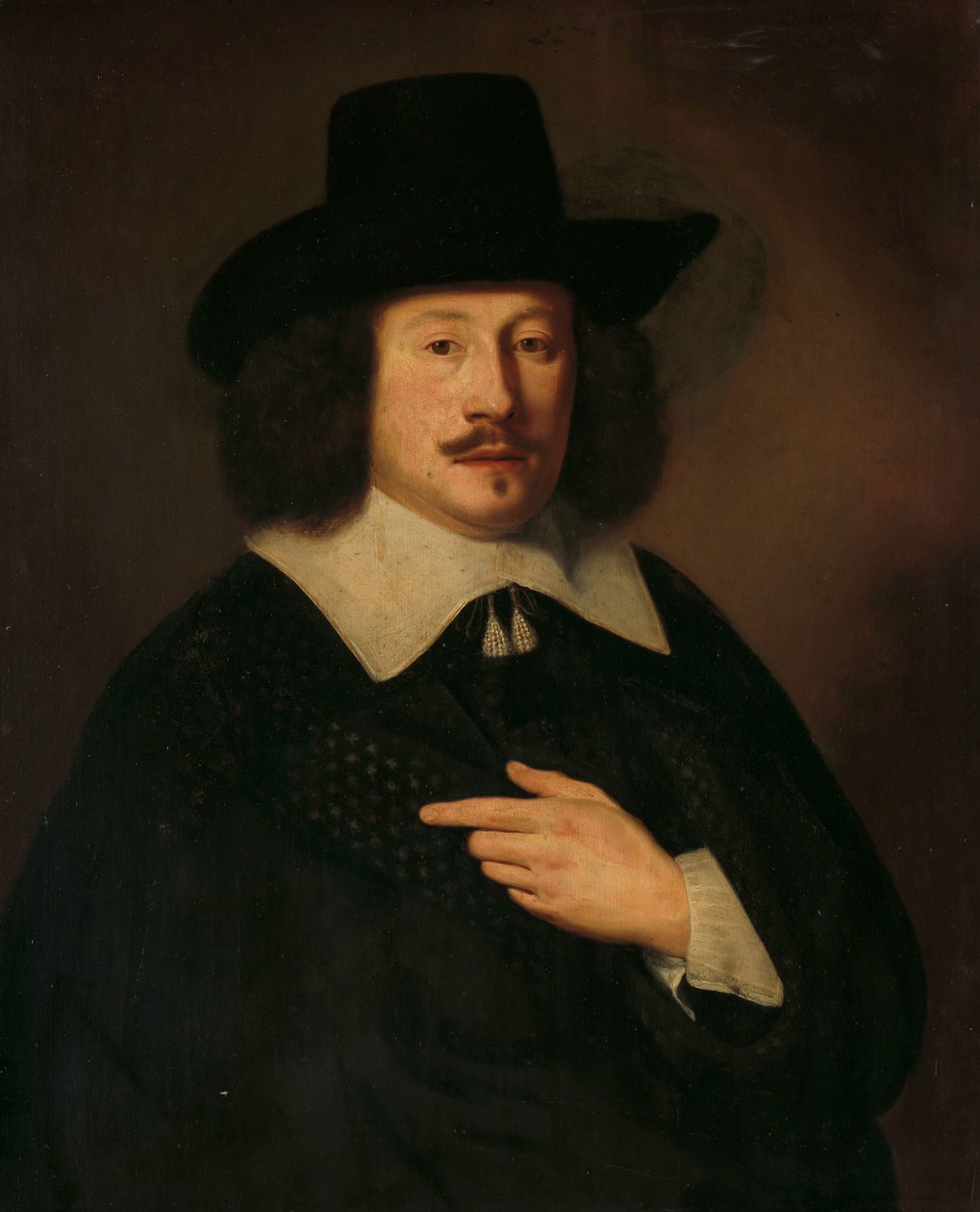 Portrett av en mann av Pieter Dubordieu
