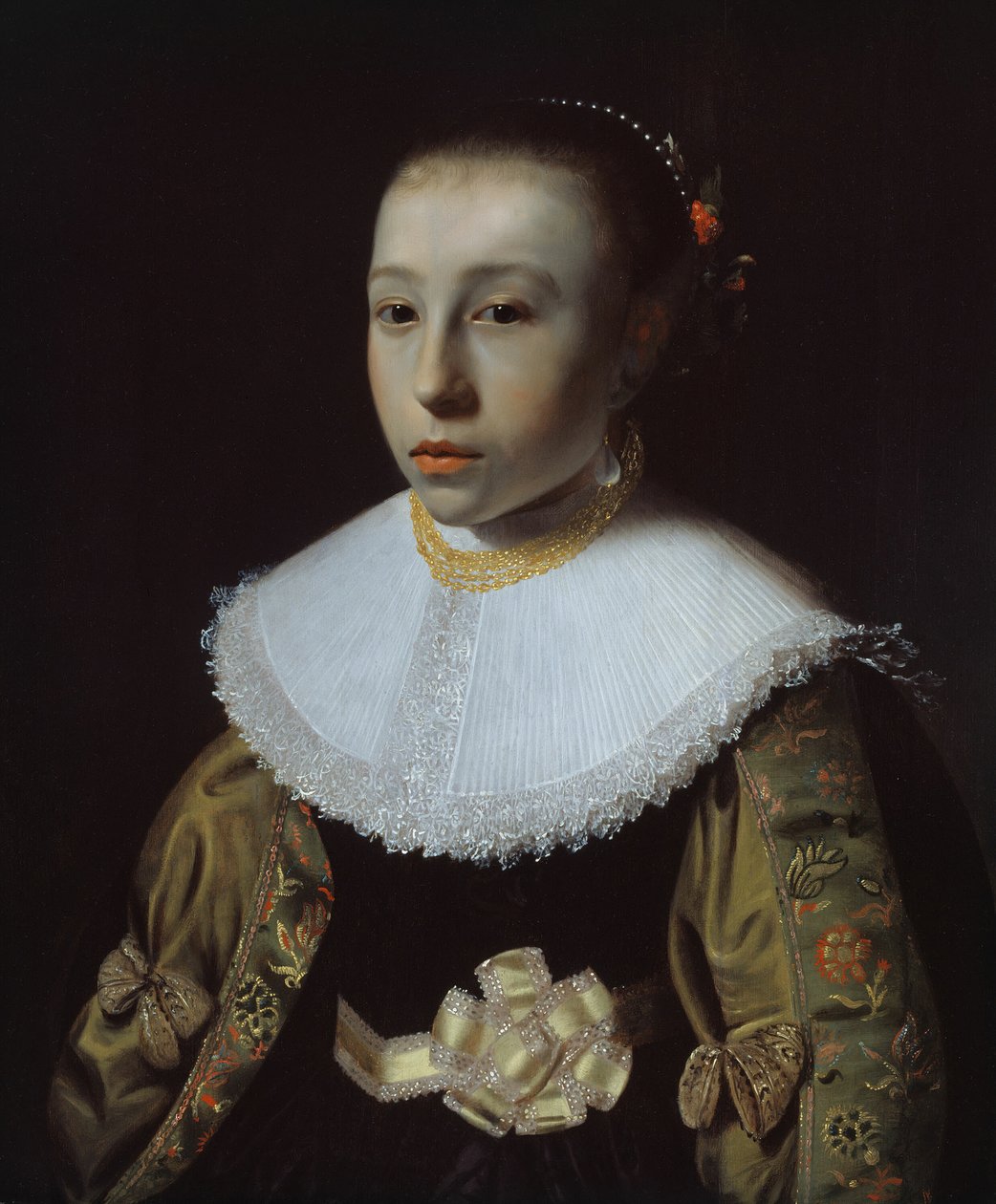Portrett av en ung jente, 163335. av Pieter Dubordieu