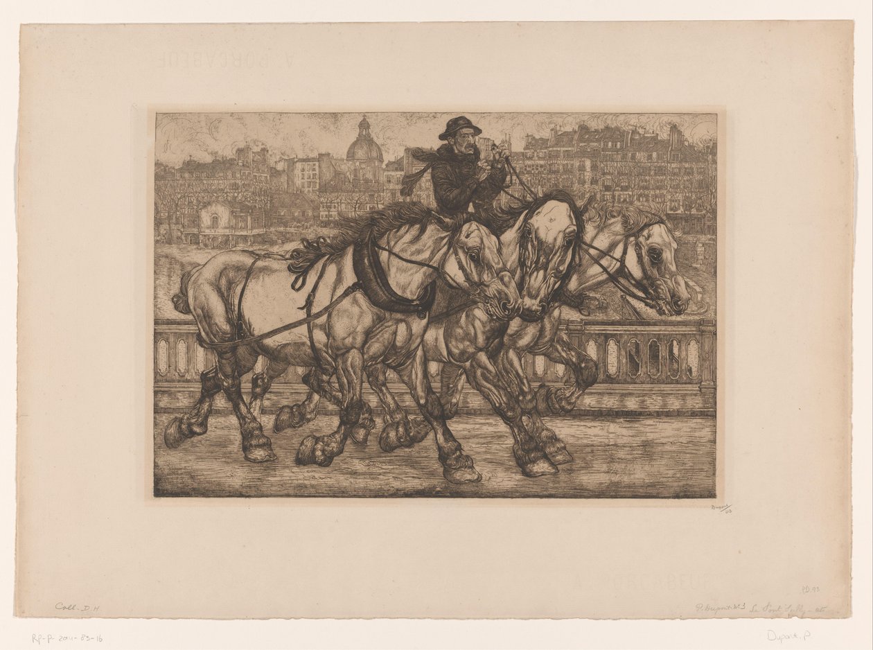Hester på Pont Sully i Paris L