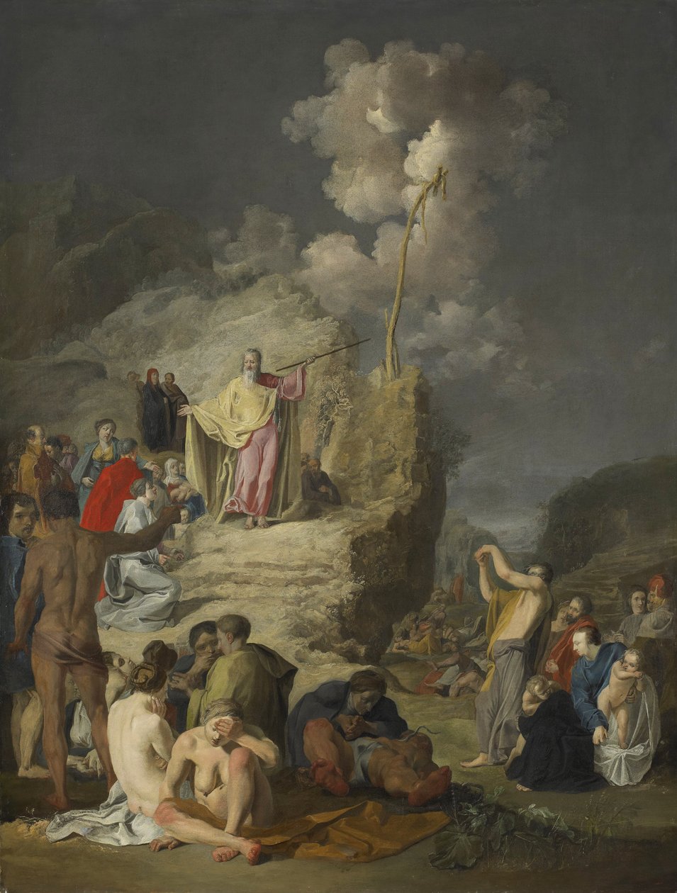Moses and the Brazen Serpent, ca. 1625-46 av Pieter Fransz de Grebber