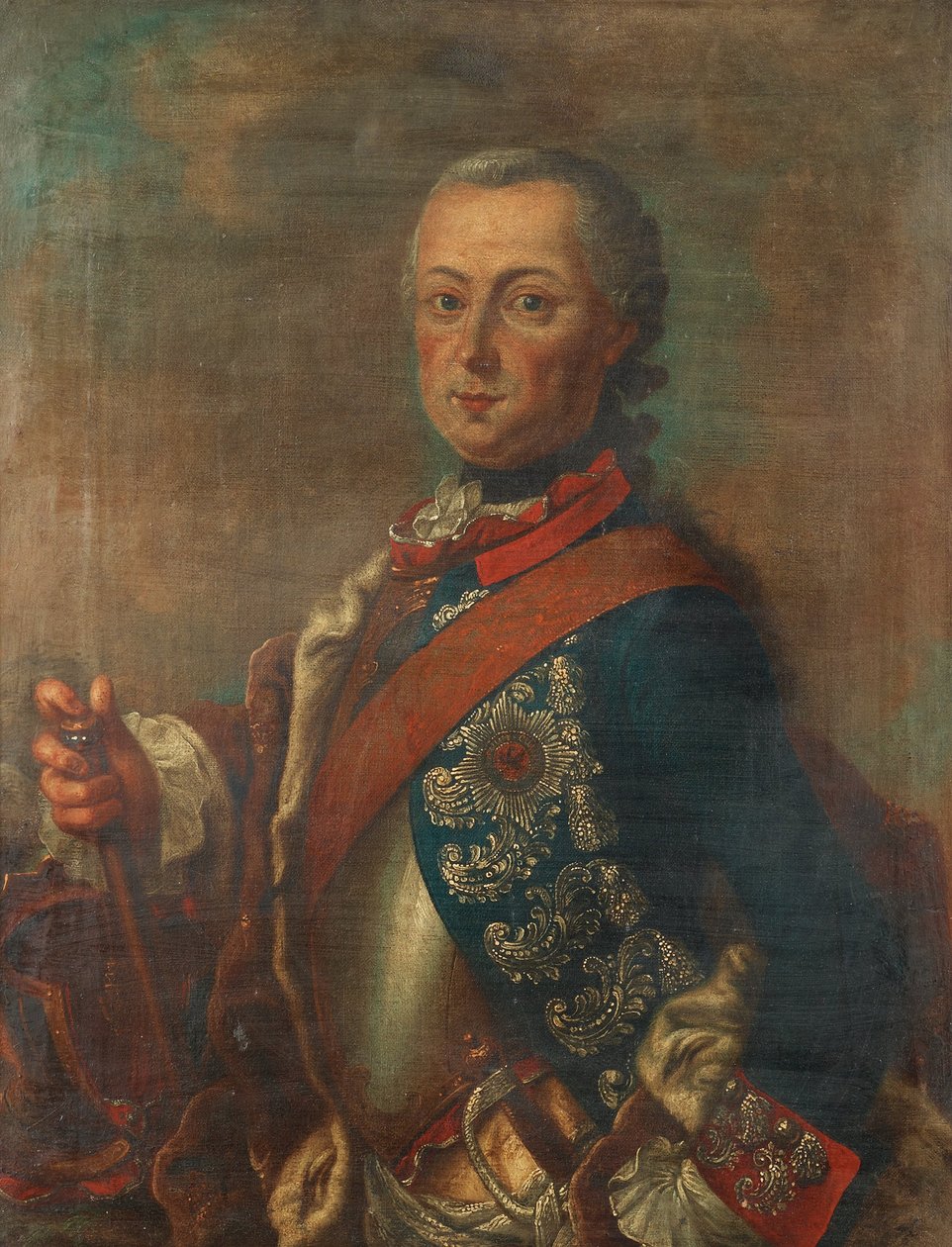 Portrett av Fredrik II av Preussen 17121786 av Pieter Frederik de la Croix