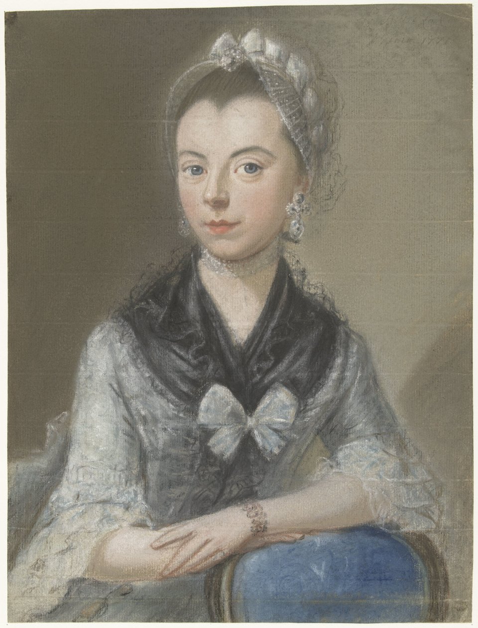 Portrett av Susanna van Os-de la Croix Portrett av Susanna van Os-de la Croix av Pieter Frederik de la Croix
