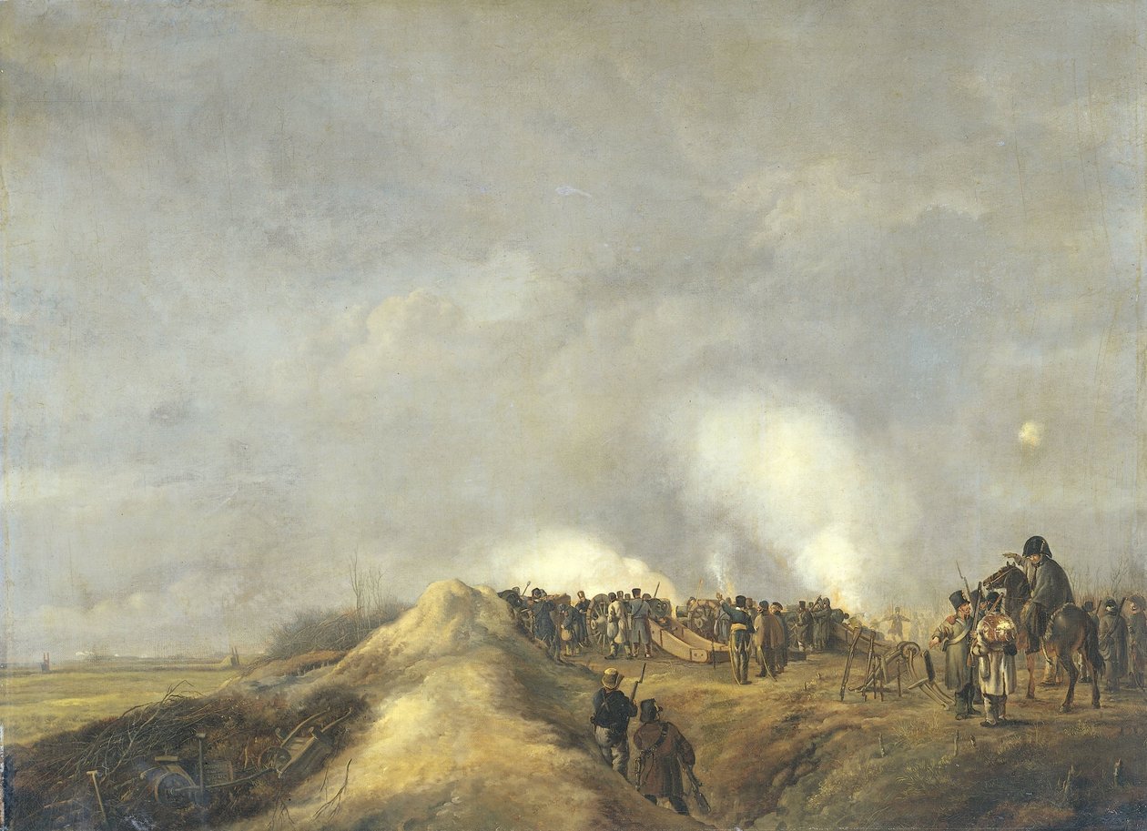 Bombardementet av Naarden, april 1814 av Pieter Gerardus van Os